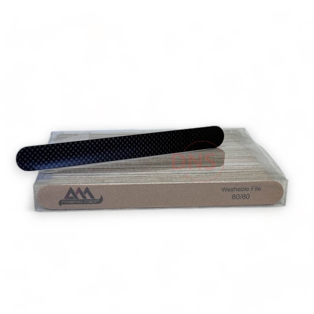 -brown Straight-tape 80/80 Grit 80files +1 Carbon Tape