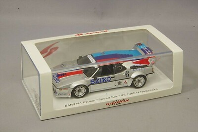 Spark 1/43 BMW M1 Procar Speed Star #6 1980 N.Nagasaka Japan