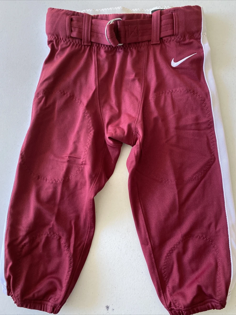 Nike Mens Football Tights Pants Knee Pads Team Open Field Red 789925 Sz  Small