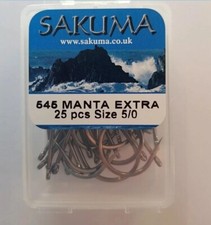 Sakuma 453 Octopus Circle Fishing Hooks – Bulk Box Of 25, Multiple Sizes Available
