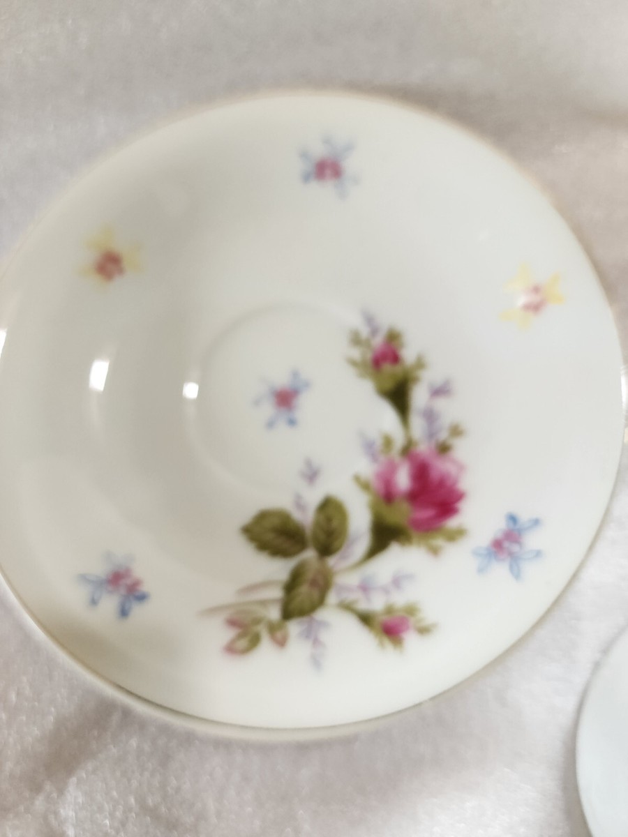 Vintage From Japan Mini Teacup And Saucer Red Roses | eBay