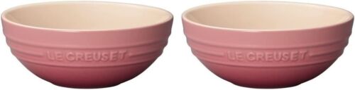 Le Creuset Bowl Multi -ball 15 CM Rose Quartz 2 pieces Genuine NEW from JAPAN - Picture 1 of 7