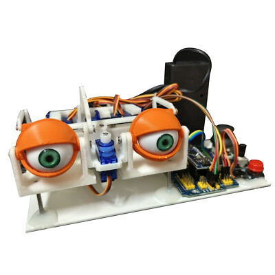 Animatronic Eyes DIY kit for Arduino Bionic robot SG90 servo Joystick control US