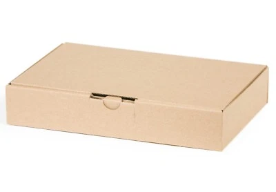 WEPACK KLAPPDECKELKARTONS MAXIBRIEFKARTON VERSANDBOX BRAUN Innenmaß 400x300x50 mm NEU