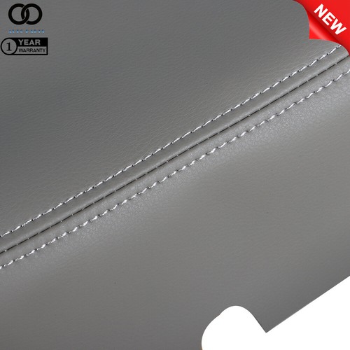 For Dodge Ram 2002 2003 2004-2008 Leather Center Console Lid Armrest Cover Gray - Bild 8 von 13
