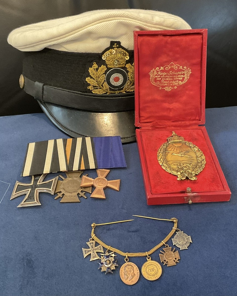 Imperial German,WW1. Minty Rare Naval Land Pilots Badge with