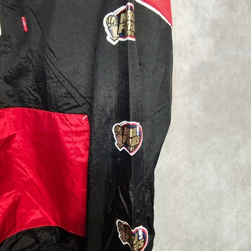 NWT Mitchell & Ness HWC Chicago Bulls 1/2 Zip Windbreaker NBA Finals Jacket L - Picture 6 of 10