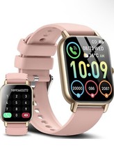 Smart Watch for Women Dial/Answer Calls , Activity Trackers with Heart Pink