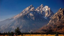 Landscape mountains nature grand teton national park Custom Gaming Mat Desk