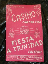 " Partitur Casino Cha Valerio Shims Fiesta Zum Trinidad Calypso "