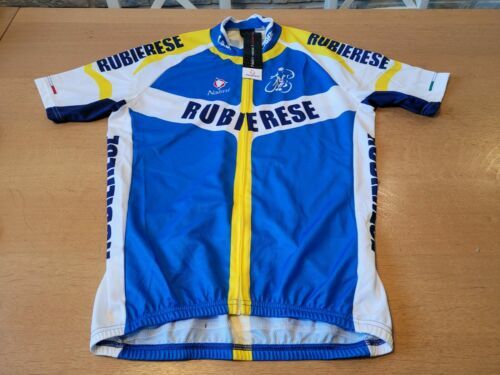 Maillot Cyclisme Nalini – Bianchi, Blanc, Demi-zip, Taille L, Italie