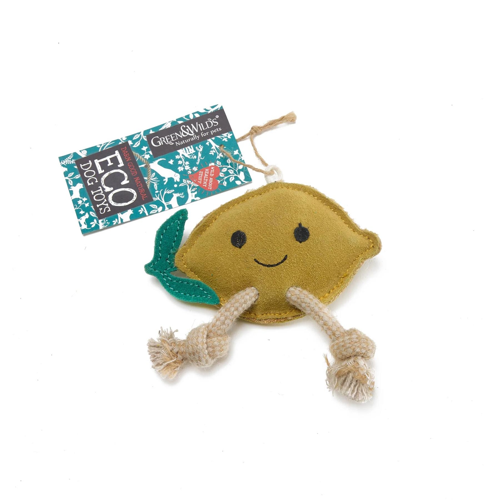 Green & Wilds Eco Dog Toy - Libby the Lemon