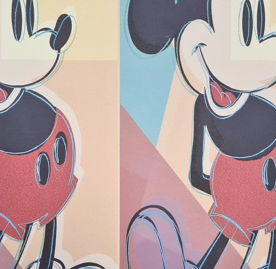 ANDY WARHOL * Mickey Mouse * lithograph * 50x50 cm *limited # xx/500 CMOA signed - Bild 4 von 4