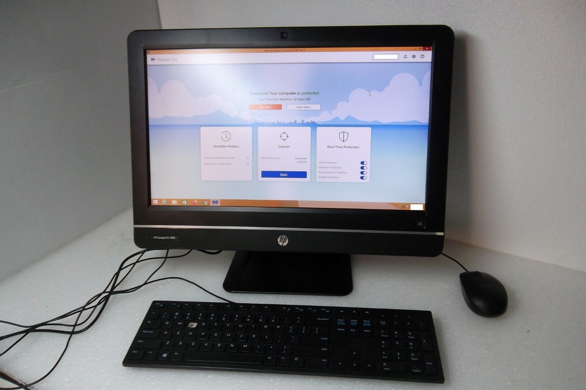 HP Compaq Pro 4300 All-in-One Intel Core i3 3.30GHz 8GB Webcam DVD