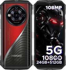 DOOGEE S118 PRO Rugged Smartphone 5G, 24GB+512GB 6.6 Inch FHD+ 120Hz, 10800mAh
