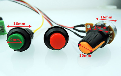 Controlador De Velocidad De Motor C/escobilla Cc 10v-55v Pwm