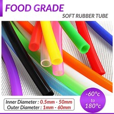 Tubo de silicona de grado alimenticio de alta temperatura tubo de goma flexible manguera de vacío