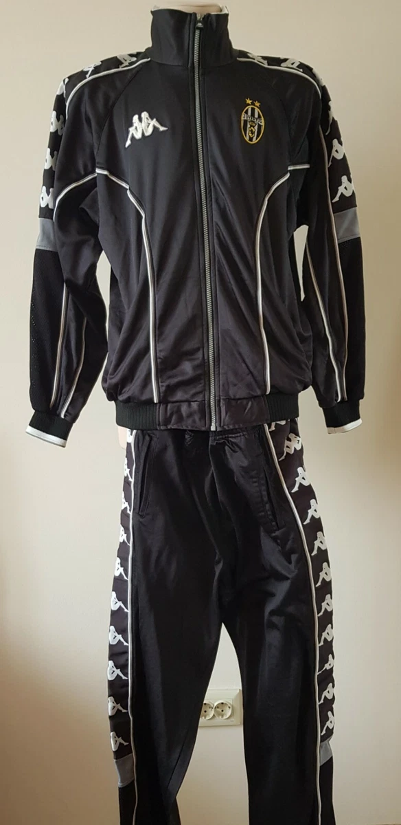 Juventus Home Man football Kappa Tracksuit warm Jacket and Pants