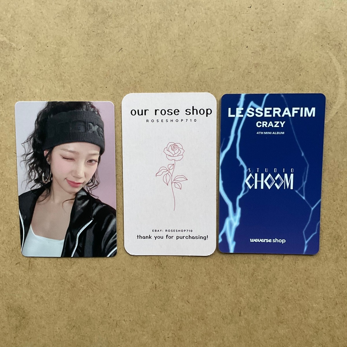 LE SSERAFIM Crazy Weverse x Studio Choom Official Standard/Compact