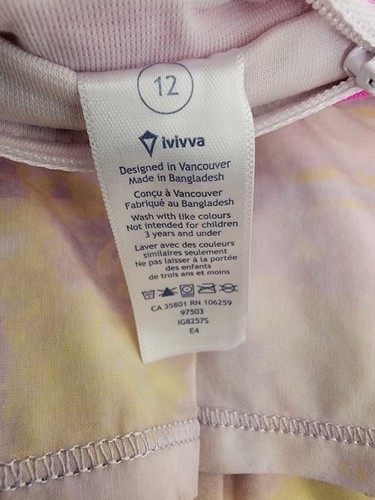 IVIVVA by Lululemon Tennis Skirt 12 Set The Pace Pink Purple Tie Dye Pleated - Picture 8 of 8