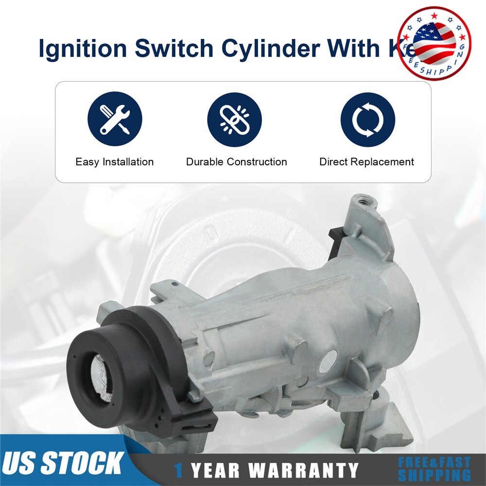 Ignition Switch Fit Audi R8 A3 VW Jetta Golf Rabbit With Lock Cylinder Key