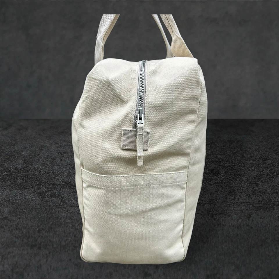 Bolso de Mano Stussy Japón Lona Extra Grande Natural Primavera 2024 Cremallera 134254 Usado Foto 3 de 4