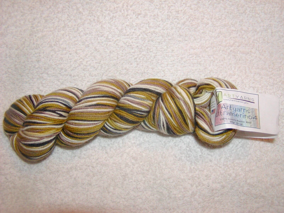 2 Skeins  ARTYARN - ULTRAMERINO4 - #140- BIRCHES. 382 yards. FINE MERINO SOCK - Image 3 of 3