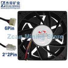 Whatsminer M10 M20S M21 Cooling Fan 6Pin 7500RPM M30 M31 M32 Miner Fan 2x2Pin
