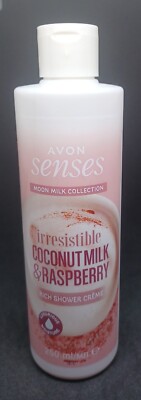 AVON senses Moon Milk Collection irresistible COCONUT MILK & RASPBERRY 