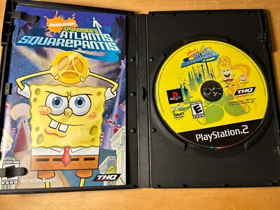SpongeBob Squarepants Atlantis SquarePantis PS2 PlayStation 2