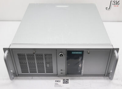 33651 SIEMENS INDUSTRIAL PC, SIMATIC IPC347E (NEW) 6AG4012-1CA21-0XX0