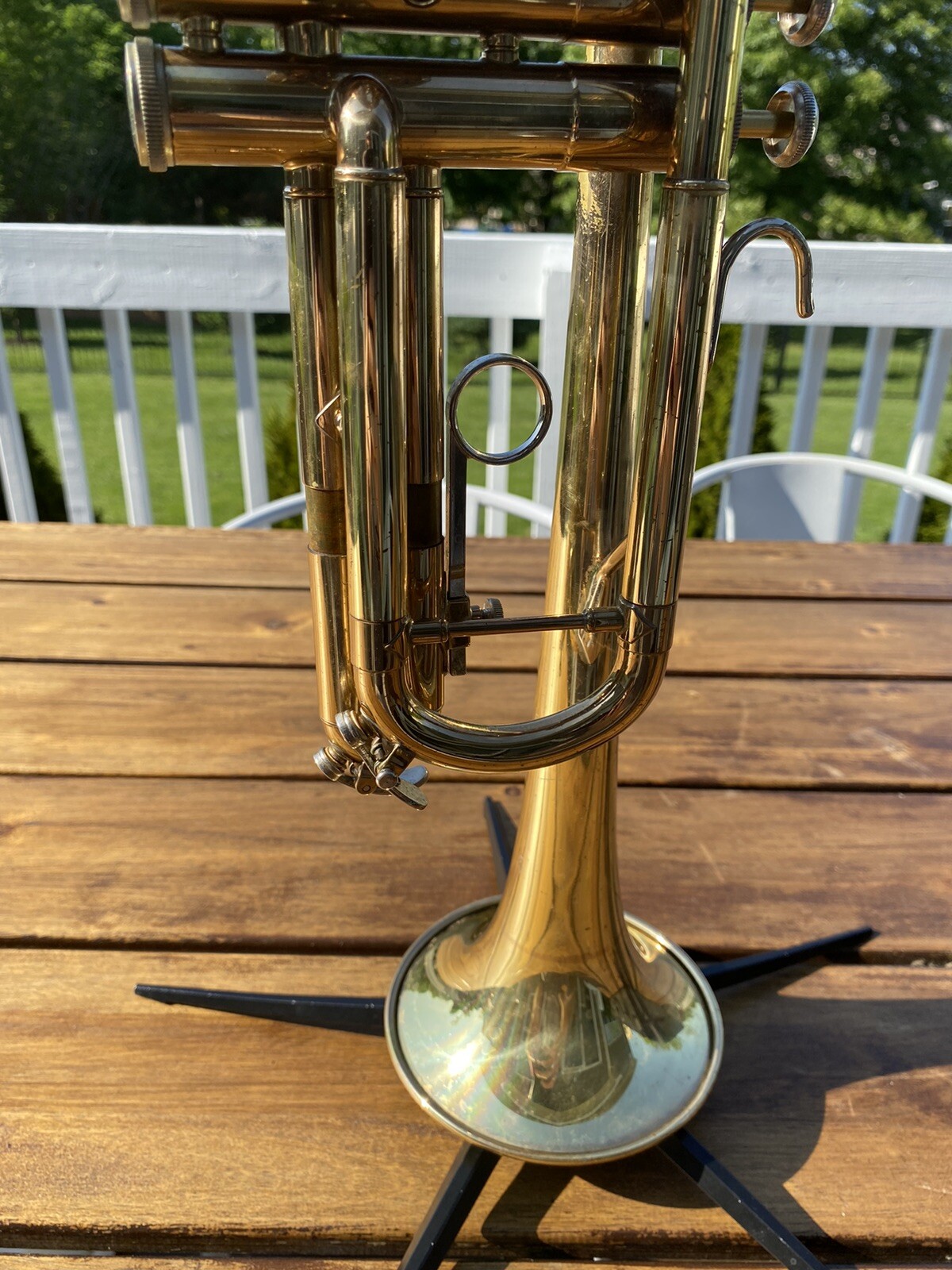 Selmer Bach TR300 Trumpet Made in USA W/ Case + 7C Mouthpiece NICE eBay