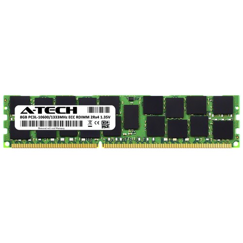 8GB PC3L-10600R REG RDIMM (Cisco UCS-MR-2X082RX-B Equivalent) Server Memory RAM - Picture 2 of 2