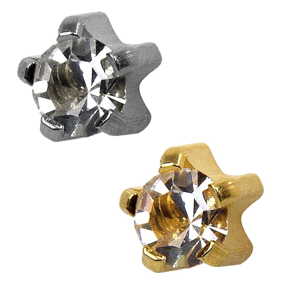 Studex Plus Ear Piercing Mini Cubic Zirconia CZ Stud Earrings