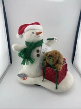 HALLMARK 2024 WRAPPED IN JOY SNOWMAN PLUSHY NEW