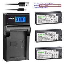 Kastar Battery LCD Charger for Sony NP-FC10 BC-VC10 Sony Cyber-shot DSC-V1