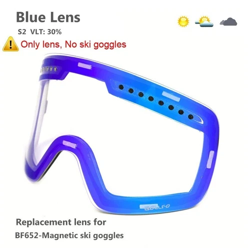 Ski Goggles OTG Winter Snow Snowboard Anti Fog UV400 Protection Comfy Unisex - Picture 42 of 48