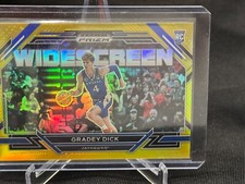 2023 Panini Prizm Draft Picks #7 Gradey Dick Gold Widescreen #2/10 Rookie