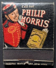 Vintage Philip Morris Cigarettes Full Matchbook
