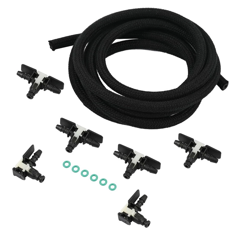 Fuel Injector Return Line Fitting Hose Kit For EcoDiesel 3.0L Ram Grand Cherokee - Image 2 of 4