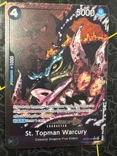 St. Topman Warcury (Alternate Art) OP13-089 Carrying On His Will Foil One Piece