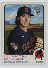 2022 Topps Heritage High Number SP Eli Morgan #406 f2v