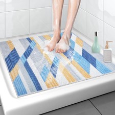 Square Shower Mat: 36x36 Inch Extra Large Non Slip Shower Mats for Inside Sho