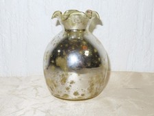 Antico Vaso Vetro " Color Argento