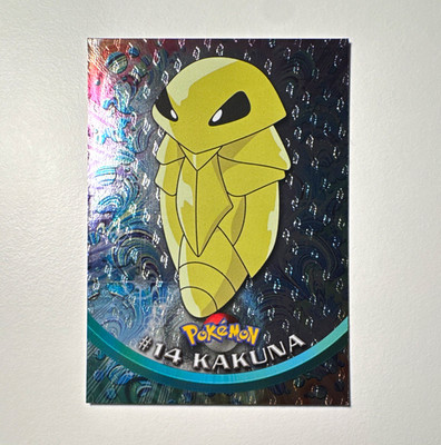 Topps Pokémon TV Animation Edition 1999 #14 Kakuna Foil/Chrome/Rainbow  