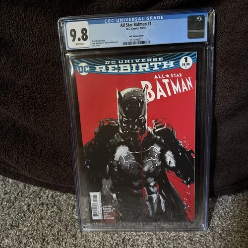 All Star Batman #1 Jock Cover (DC Comics October 2016) Graded 9.8 CGC