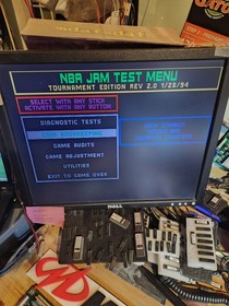 NBA JAM PCB JAMMA ARCADE REVISION PROGRAM ROMS WORKING!!!