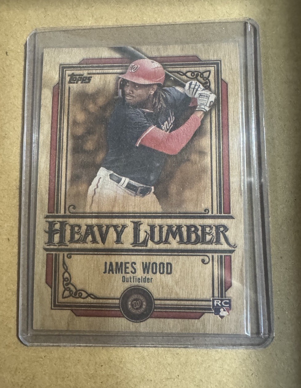 James Wood 2025 Topps #HL-12 Heavy Lumber /500 Price Guide 