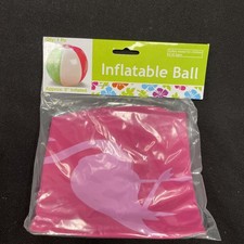 Inflatable 9  Beach Ball W/ Flamingo Luau Design