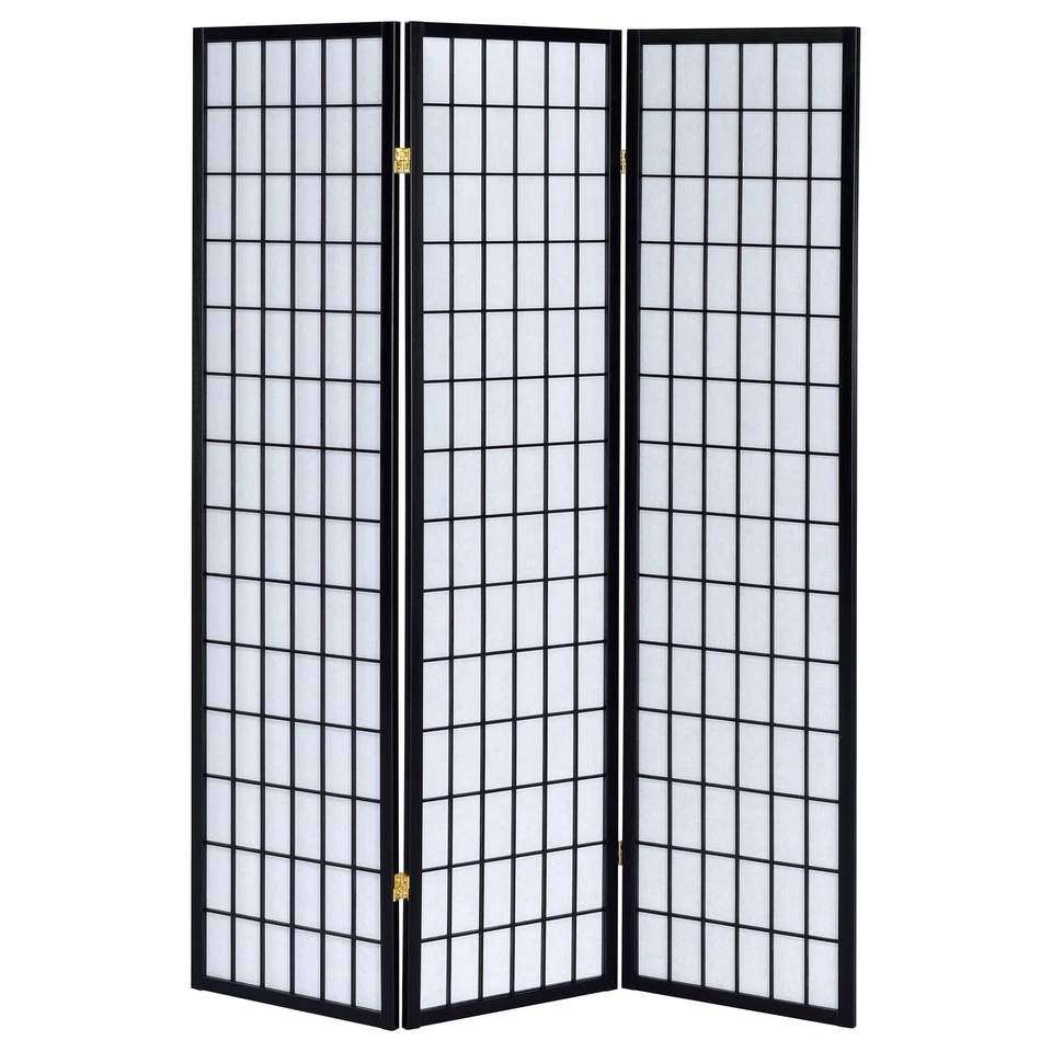 Coaster Home Furnishings - Carrie - Solid Wood - 3-Panel Folding Shoji Screen... - Image 3 of 4